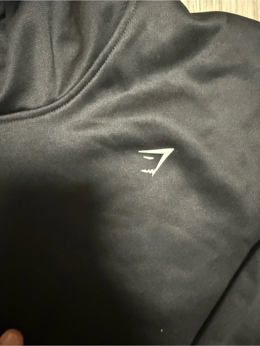Gymshark Black Lightweight Hooded Training Top